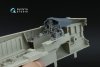 Quinta Studio QDS+32252 F-15C PAD-upgraded 3D-Printed & coloured Interior on decal paper (Tamiya) (Small version) (with 3D-printed resin parts) 1/32
